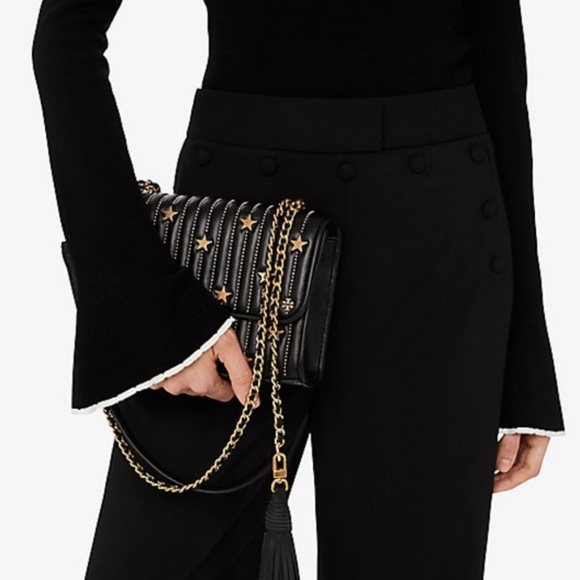 SOLD ! Tory Burch FLEMING STAR-STUD CROSSBODY - Picture 3 of 8